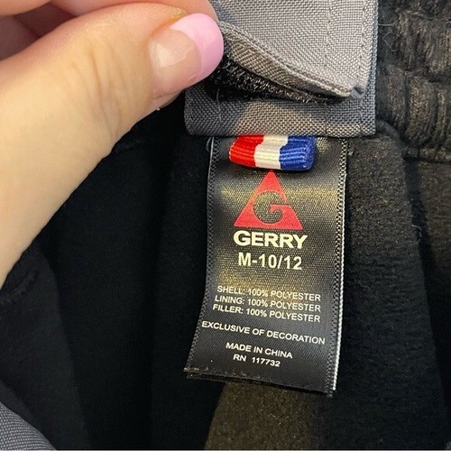 Gerry Kinder Schnee Ski Hose Hosenträger Gr. M 10 / 12 grau wasserdicht isoliert - Bild 13 von 14