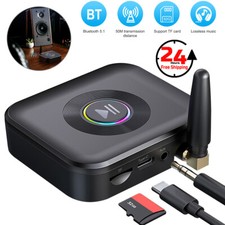 Bluetooth 5.1 Transmitter Receiver 3.5mm AUX RCA TV Home Stereo Audio Adapter