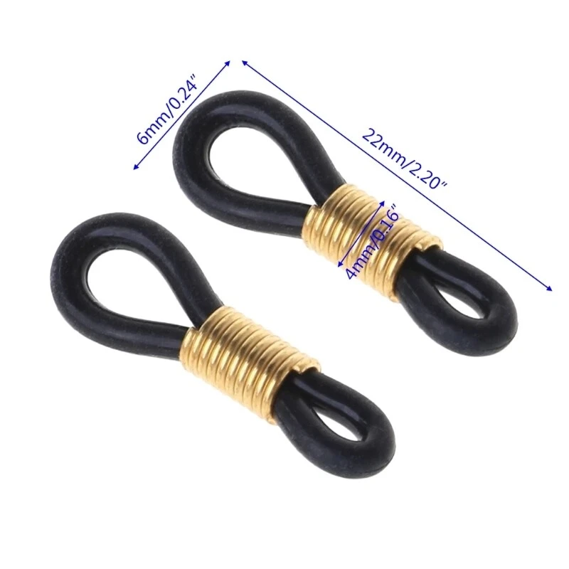 10 - 50 Paia Catena di Occhiali di Silicone Collegamento - Immagine 2 di 2