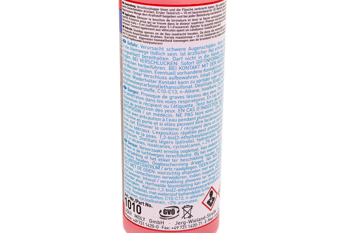 8 X Liqui Moly 1010 Di Piombo Per Carburante Aggiuntivo 250 ML