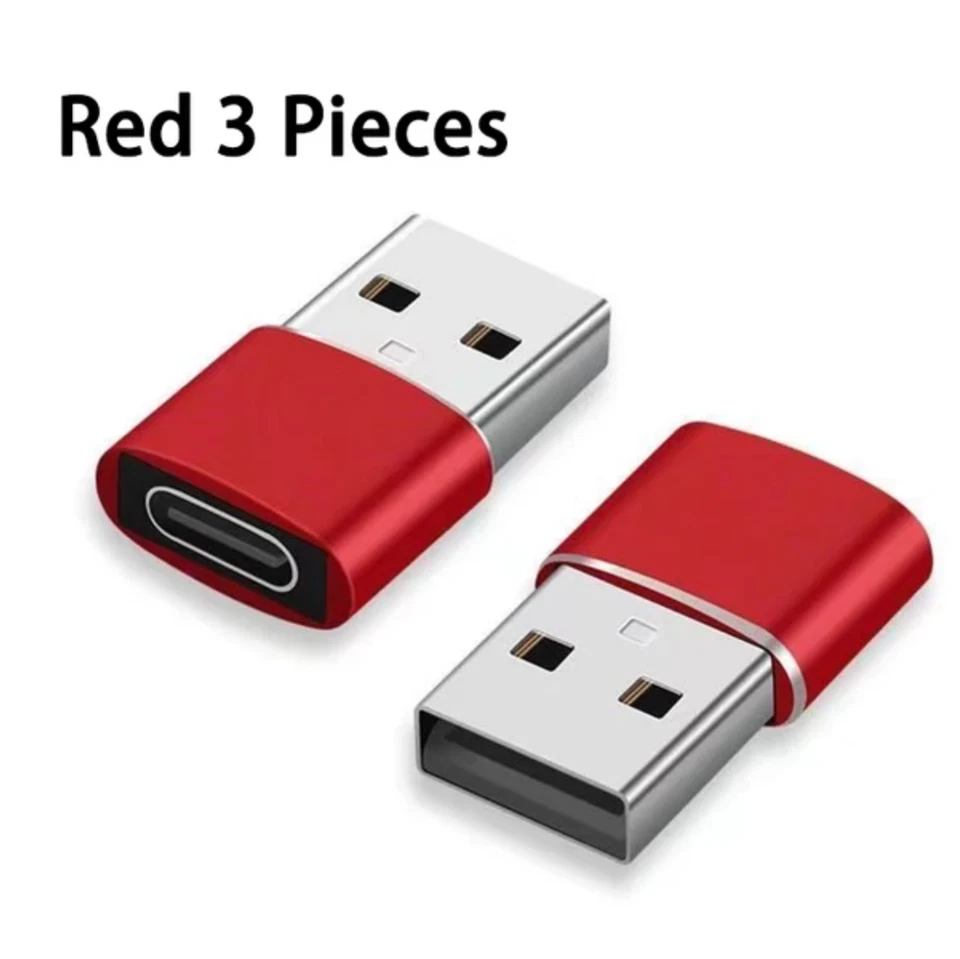 USB 3.1 Type C Female to USB A Male Adapter Converter Charger for iPhone Samsung - Image 4 of 4