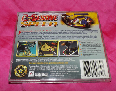 Excessive Speed (PC, 2001) for sale online | eBay