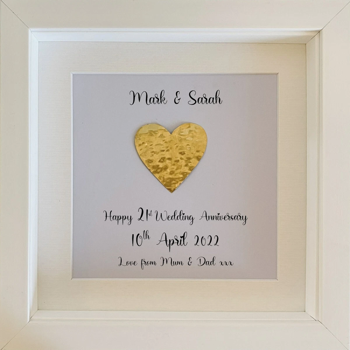 21st wedding anniversary online gift