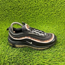 Nike Air Max 97 Womens Size 7.5 Black Pink Walking Running Shoes Sneakers