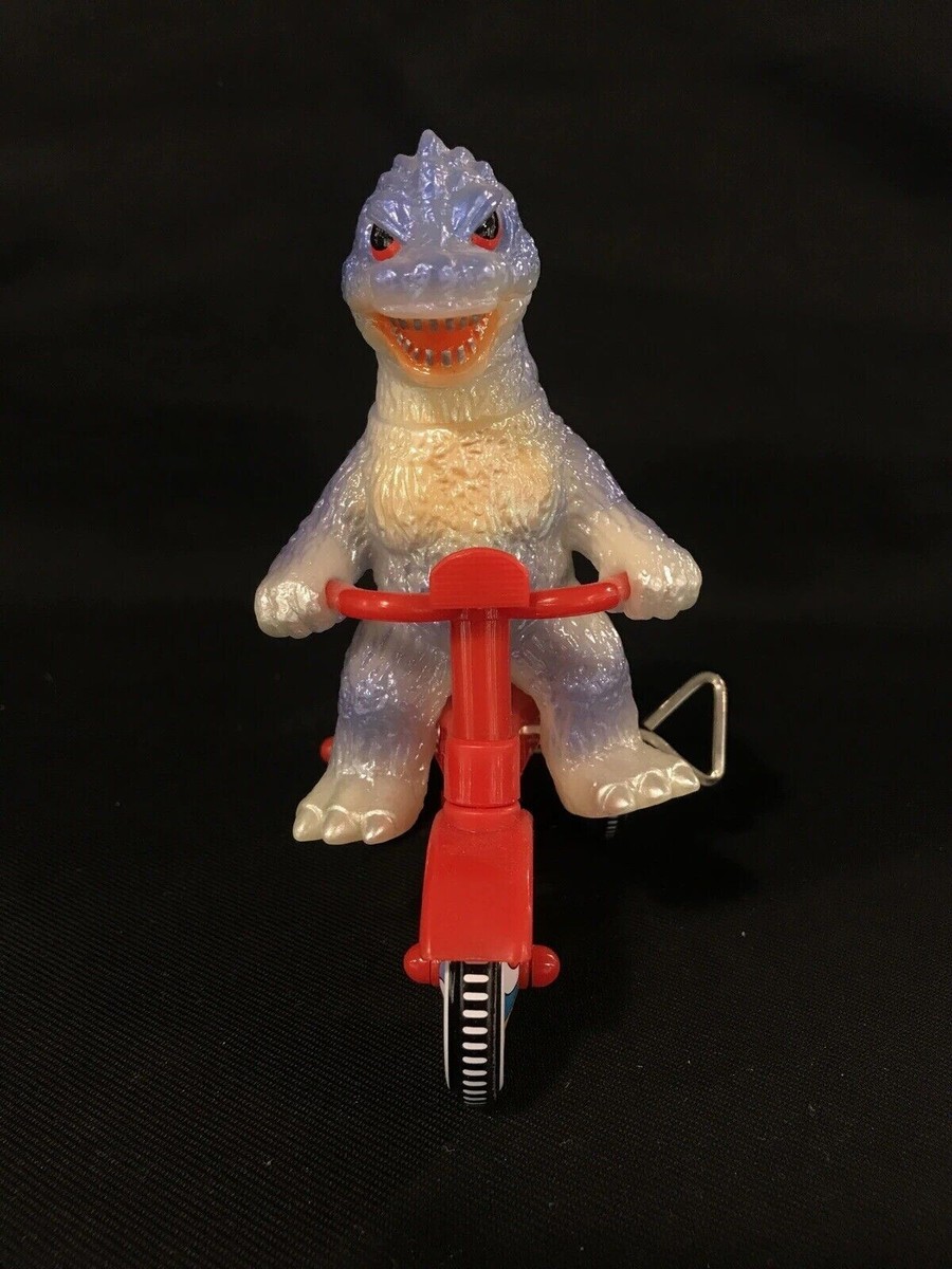 RARE Godzilla Tricycle M1 Bullmark Figure Blue Phosphorescent from