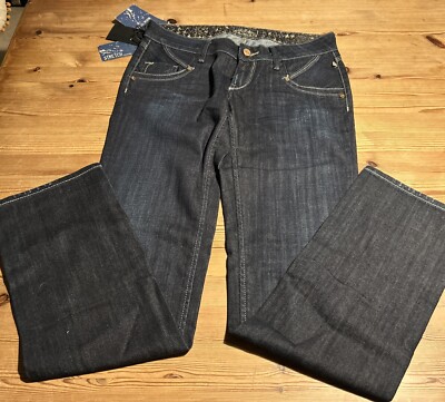 Meltin Pot Mavis jeans damen W28 L32 Dunkelblau Stretch D1224 Neu!