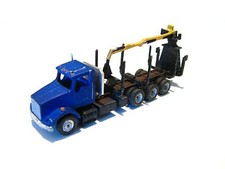 Z Scale KW Type Tri-Axle Logging truck Kit for Model Railroad 4023