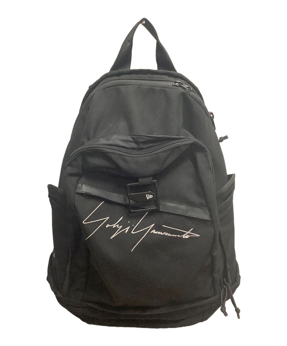 New Era × YOHJI YAMAMOTO Men's Front logo backpack Black New Era × YOHJI YAMAMOTO Men's Front logo backpack Black