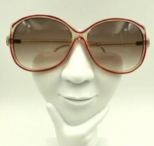 Vintage Mark IV Darlene-3 Red Oversized Butterfly Sunglasses FRAMES ONLY