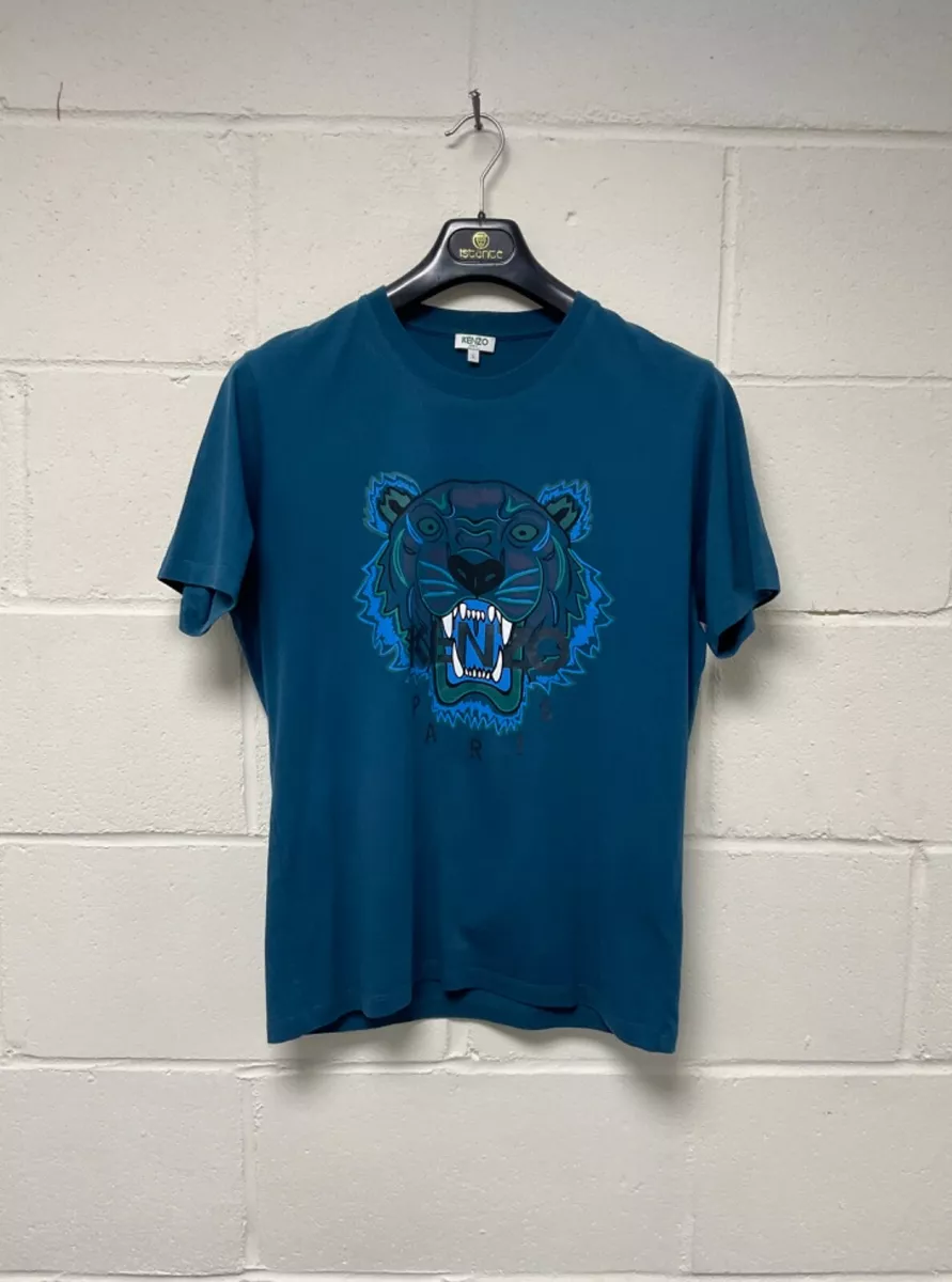 Blue shop kenzo top