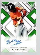 2023 Leaf Perfect Game Showcase Green Autograph #AU-EP2 Ethan Puig 4/10