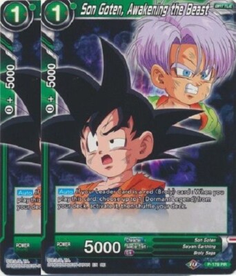 Dragon Ball Super TCG - Son Goten Awakening the Beast x 2 - NM | eBay