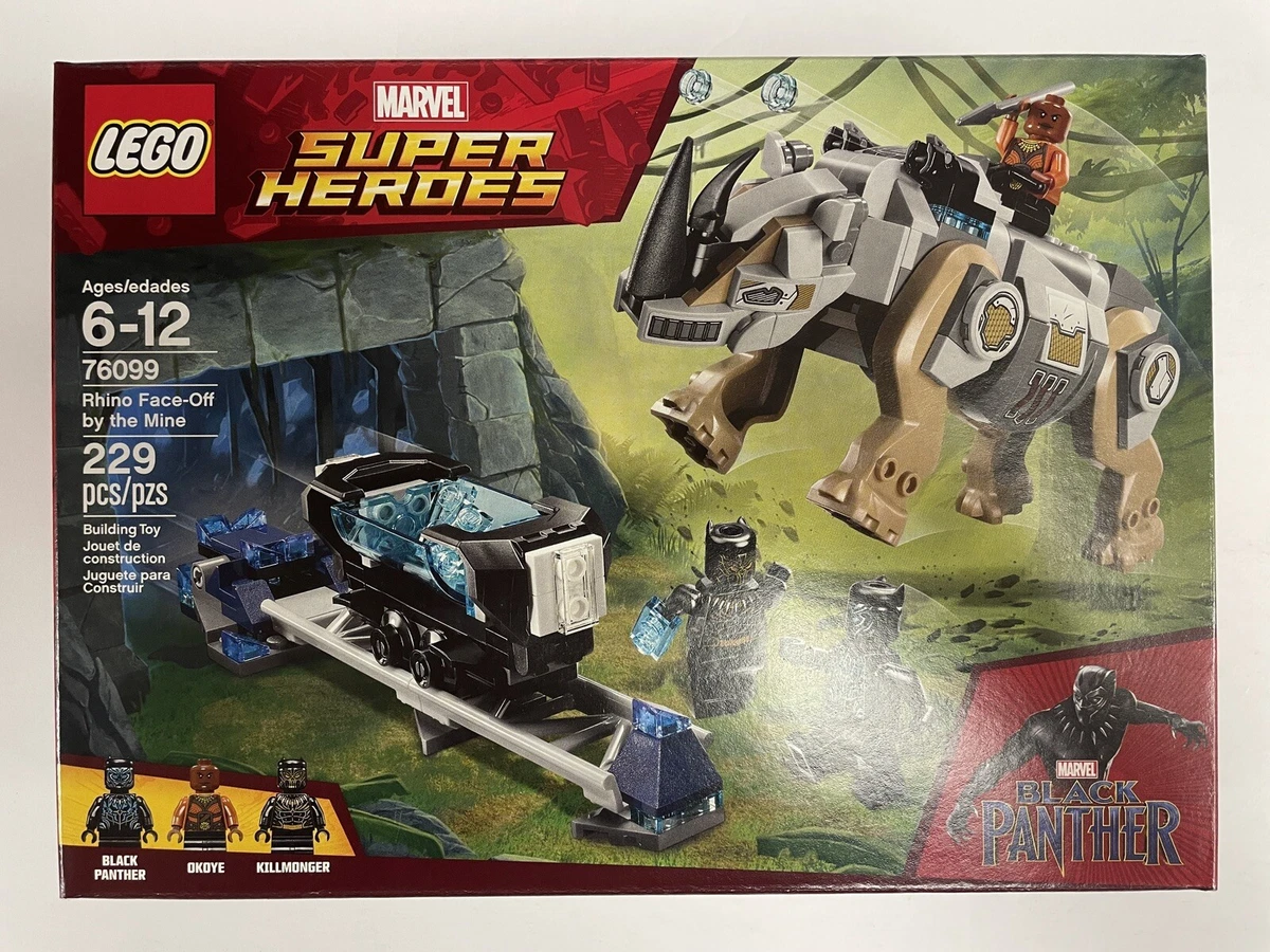 LEGO Rhino Face Off by the Mine Marvel Super Heroes 76099 New Sealed