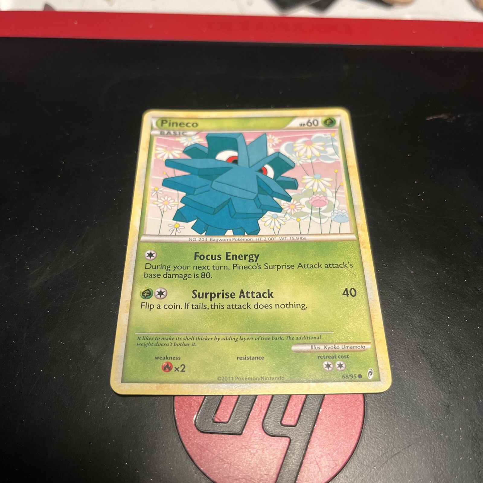 Pineco 68/95 Call of Legends 2011 Pokemon Card