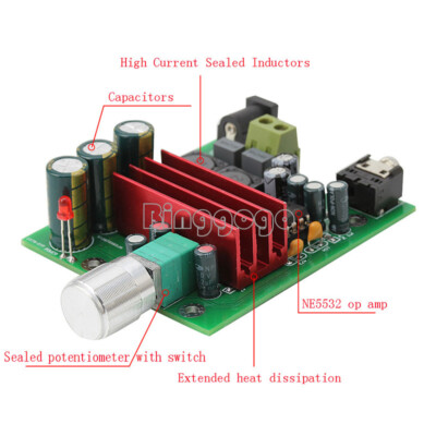 1Stks TPA3116D2 Subwoofer Digital Power Amplifier 100W AMP Board Audio Module