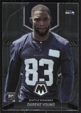Dareke Young, 2022 Panini Mosaic, #349, Seattle Seahawks, RC