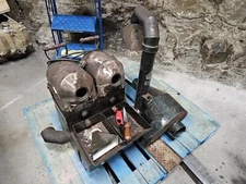 FREE SHIPPING Dual Barrel Vintage Sample Coffee Roaster Coatepec Veracruz Mexico