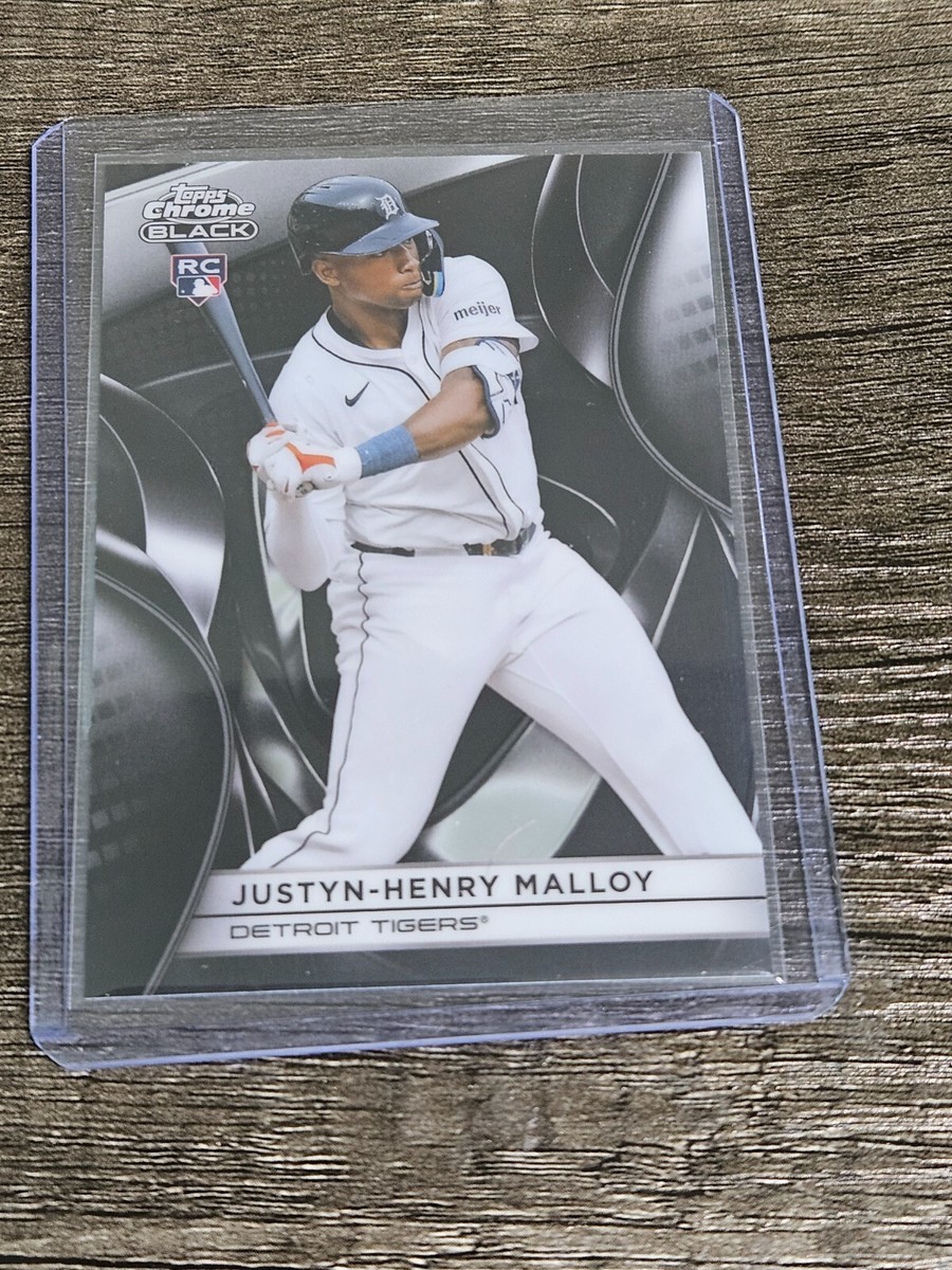 2025 Topps Chrome Black Justyn-Henry Malloy RC #42 Detroit Tigers