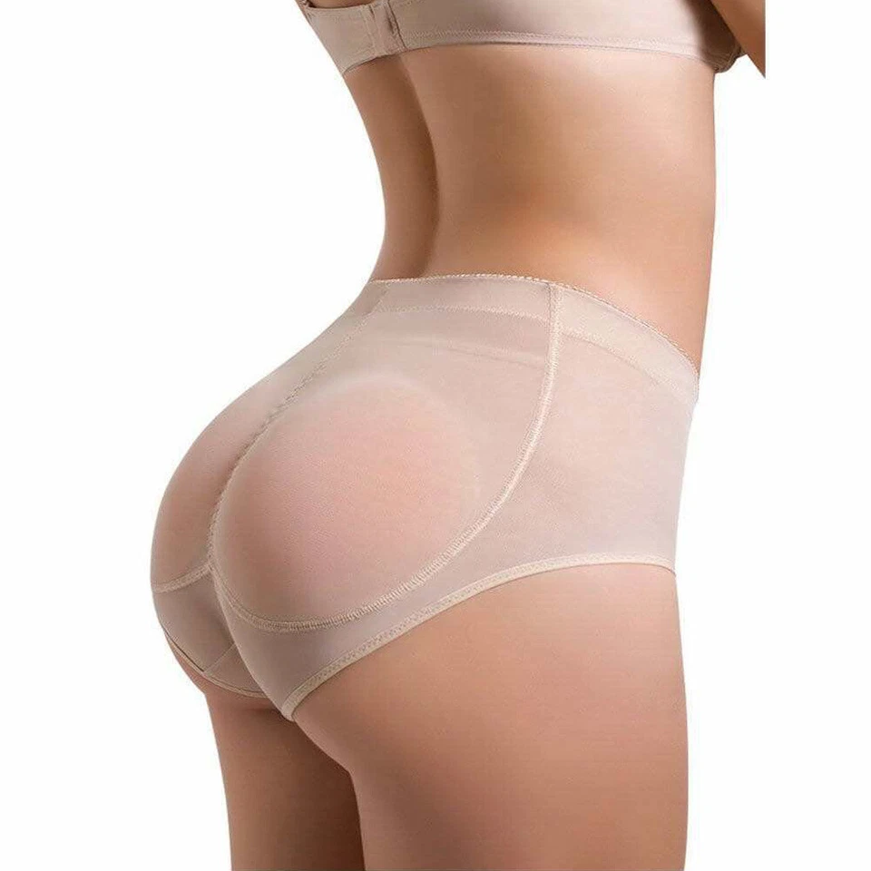 Women Butt Lifter Padded Panty Buttock Enhancer Underwear with 2 Silicone Pads - Image 2 of 4
