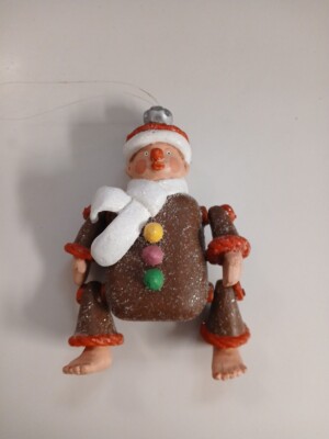 Department 56 Sugar & Spice Candy Boy Ornament Moveable Arms & Legs  Christmas 