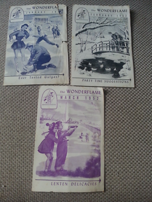 #ad Natural Gas The Wonderflame Jan. Feb. amp; March 1952 Ads. $11.99