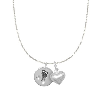 Heart Charm Necklace | eBay