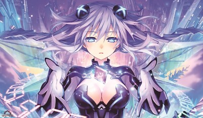 Anime hyperdimension neptunia girls purple  Custom Playmat Mat Pad