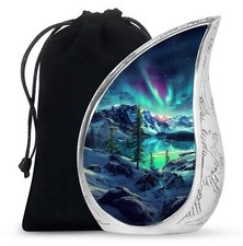 Aurora Urn For Ashes Adult Male - Memorial Urns For Human Ashes - 10 Inch