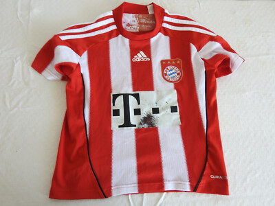 FC Bayern Munchen 2010 - 2011 Home Jersey Adidas Red Shirt Size