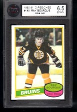1980 81 OPC O Pee Chee #140 Raymond Bourque KSA 6.5 Rookie Rc Boston Bruins Ray