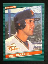 1986 DONRUSS The ROOKIES Will Clark ROOKIE RC #32