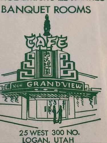 Chinese-American Delicacies Logan, Utah Vintage Paper Napkin - Picture 3 of 5