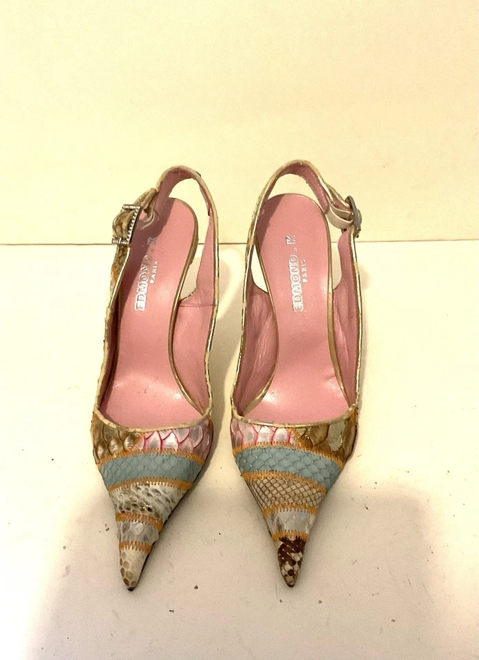 Escarpins En Python - Edmond K - Les Baisers Des Étoiles-Taille 35 - Photo 2/4