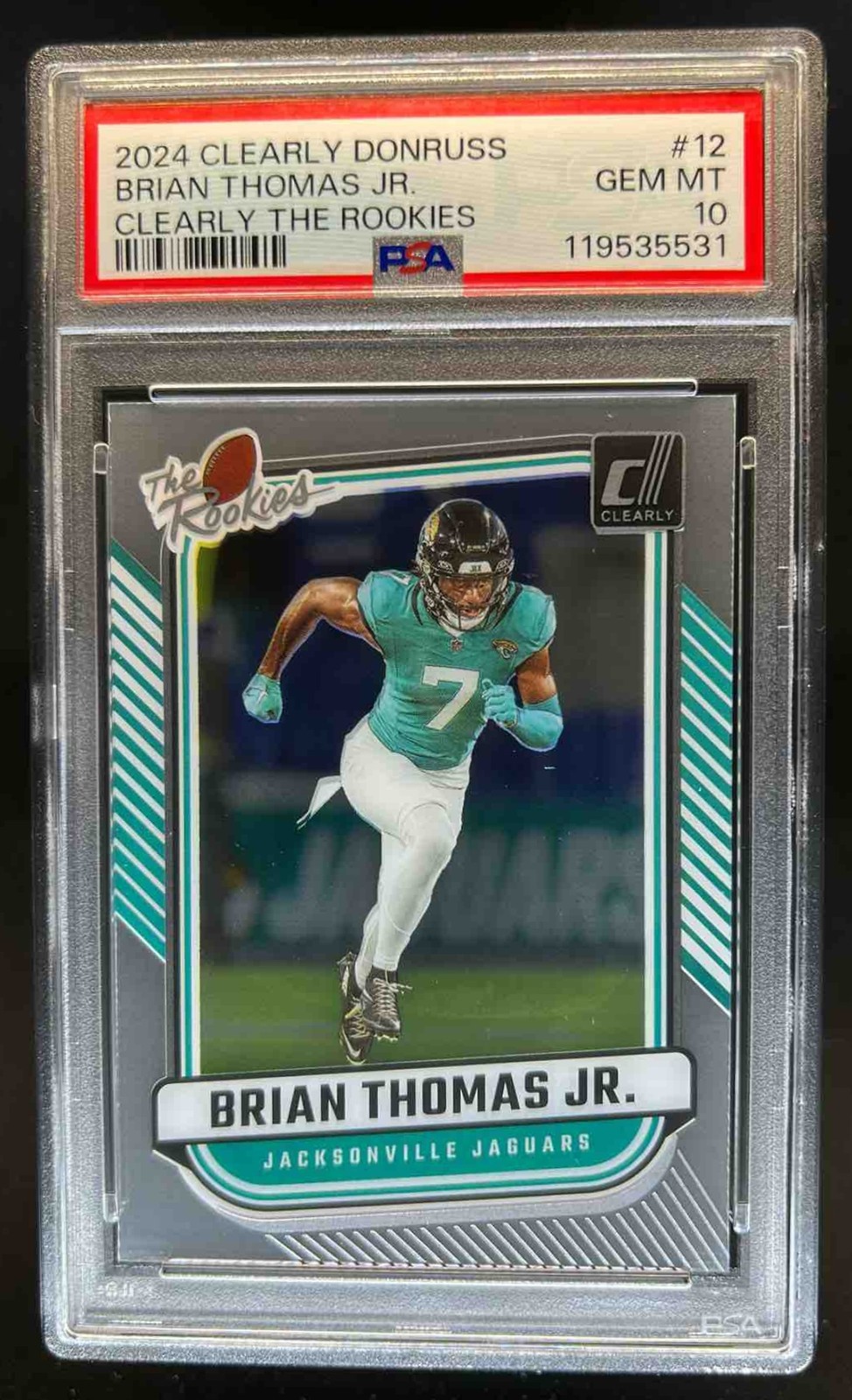 Brian Thomas Panini Clearly Donruss Clearly the Rookies #12 Base