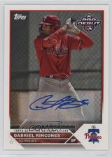 2023 Topps Pro Debut Auto Gabriel Rincones #PD-134 Auto 15u8