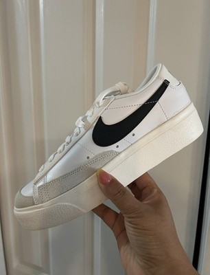 Nike Blazer Platform Low Women's Sneakers 8.5W white 
