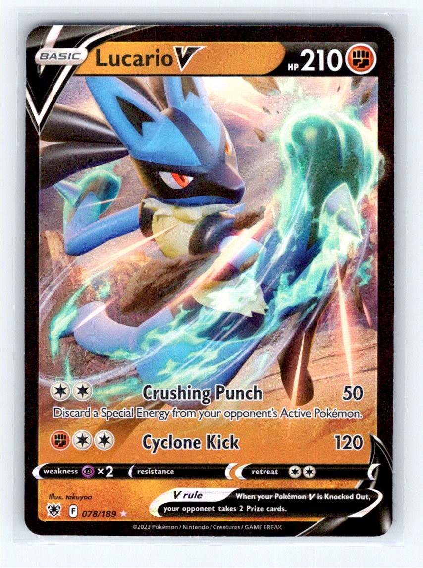 Pokemon TCG - Lucario V - SWSH10: Astral Radiance LP