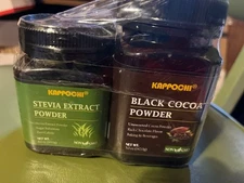 Kappochi Cocoa Powder Plus Stevia Powder for Cooking Baking and Beverages 6/2026