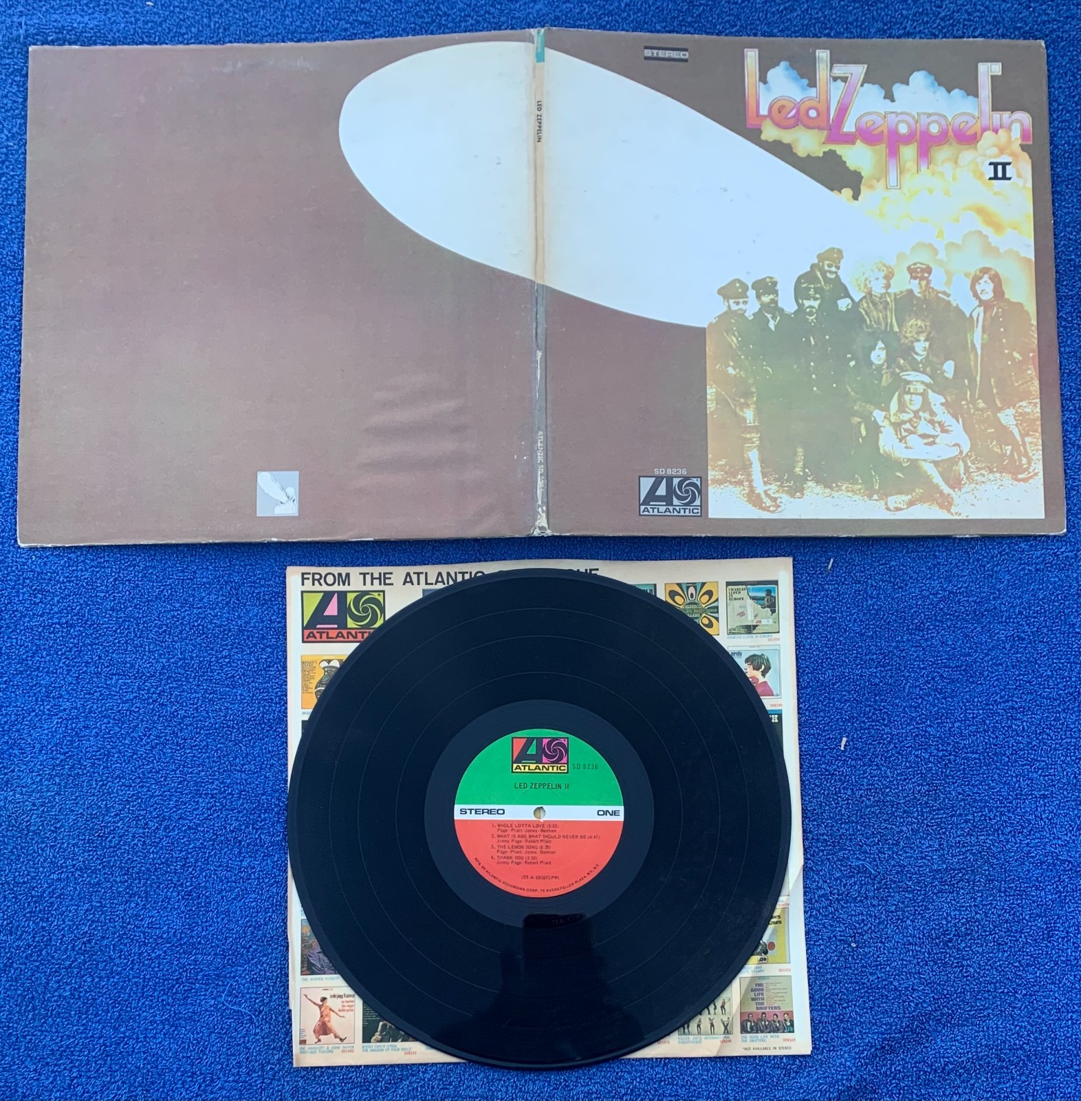 Led Zeppelin - II - 1975 Vinyl LP in Near Mint!! Condition - Atlantic – SD 8236
