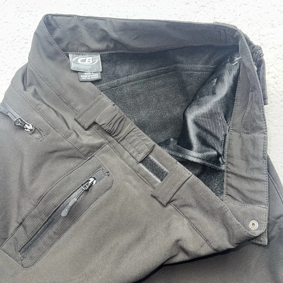 CB Sports Ski Pants Men's L (36) Black Waterproof Snowboarding Lined Insulated - Image 4 of 4