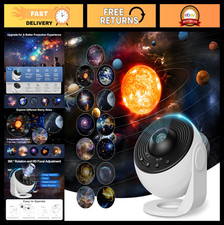 13-in-1 Galaxy Projector Star Night Light for Bedroom, 360  Rotating Planetarium