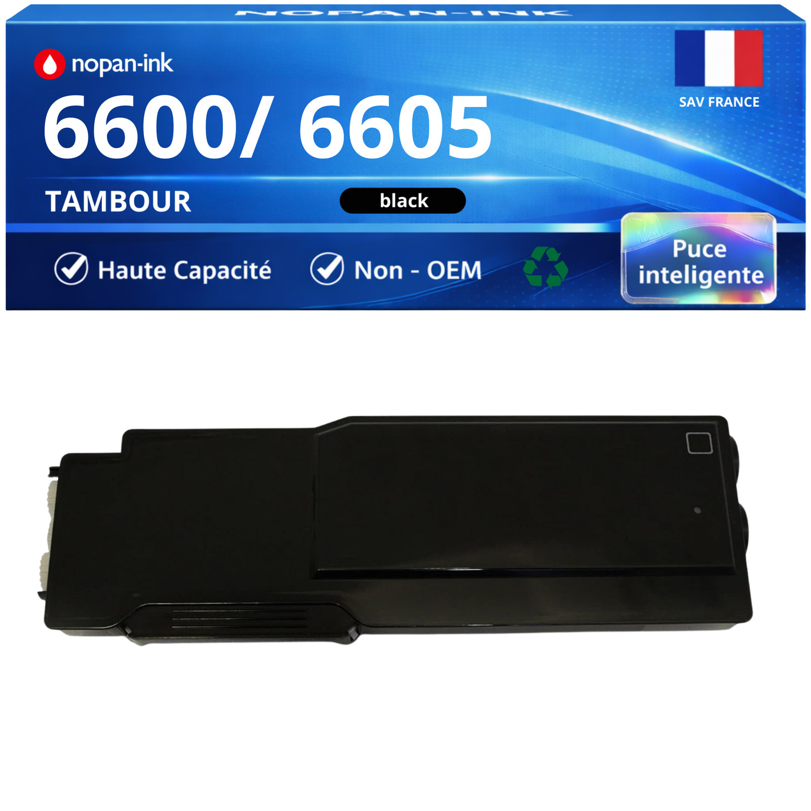 Tambour laser 108R01121 Xerox compatible noir pour WorkCentre 6605 6655 Phaser 6600