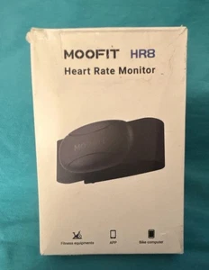Moofit HR8 Heart Rate Monitor Chest Strap, APP Compatible, Waterproof