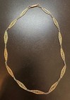 Victorian 9 Karat Gold Longuard Chain Necklace 22 Inches Barrel Clasp Pendant — photo 1