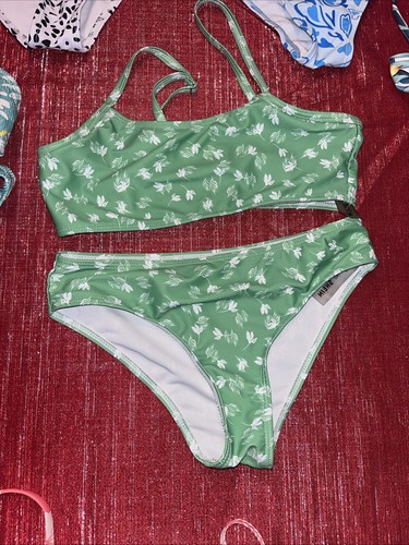 Girls BATHING SUIT BIKINI LOT OF 13 Suits Size 10-12 XS - Picture 5 of 24