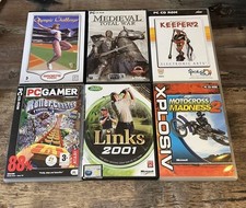 6 PC CD ROM Disc Games Bundle Joblot