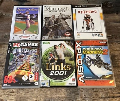 6 Stück CD ROM Disc Spiele Konvolut Restposten