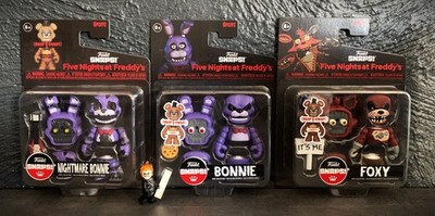 Funko SNAPS Five Nights at Freddys Foxy + Bonnie + Nightmare Bonnie Neu OVP MOSC