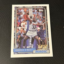 Shaquille O’Neal Rookie Card. 1992 Topps #362. Shaq ! All Time Great 