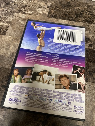 Dirty Dancing (DVD) Patrick Swayze, Jennifer, Gray FREE SHIPPING - Picture 2 of 4